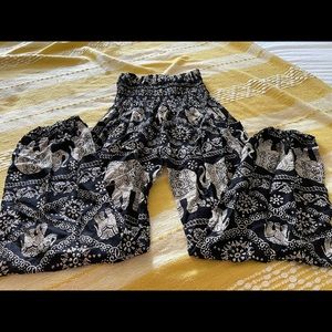 SOLD!!    2 pairs of harem style pants - price is for both